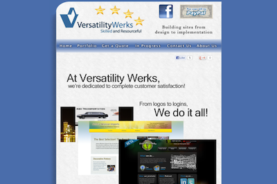 verswerks.com third version of the website