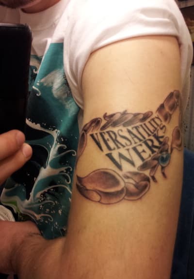 Versatility Werks Scorpion tattoo