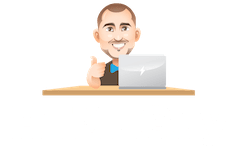 HTMLGuy Logo White without Motto